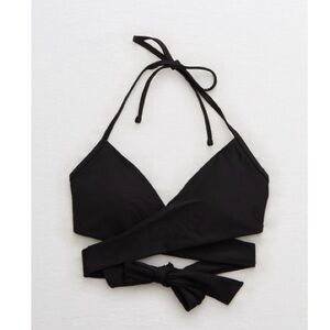 Aerie Wrap Halter bikini top